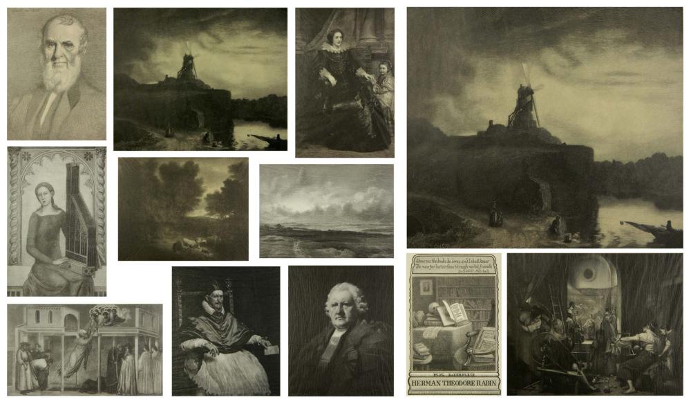 Timothy Cole comparable auction result: 12 timothy cole wood engravings