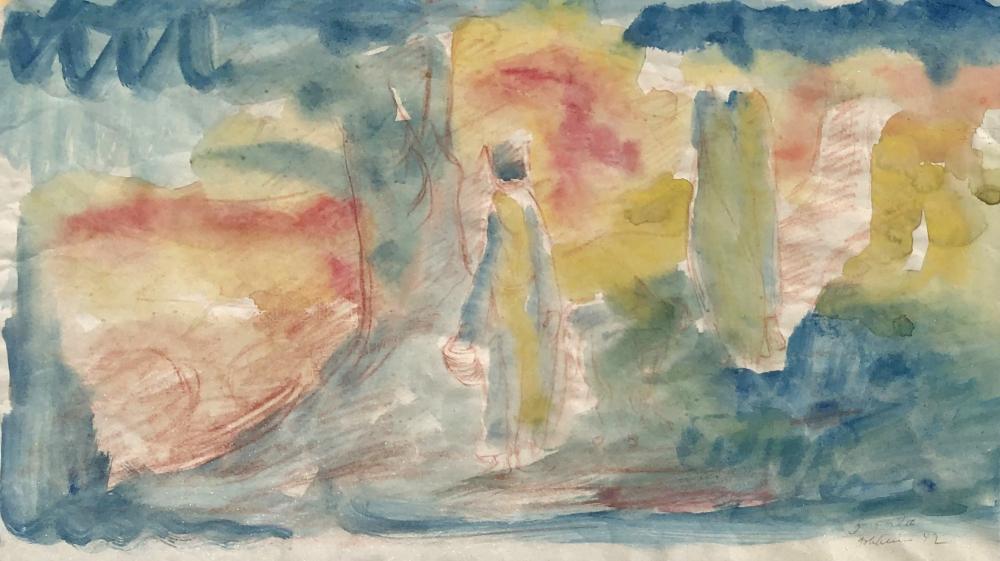 Isidor Ascheim comparable auction result: isidor ascheim a woman by the sea