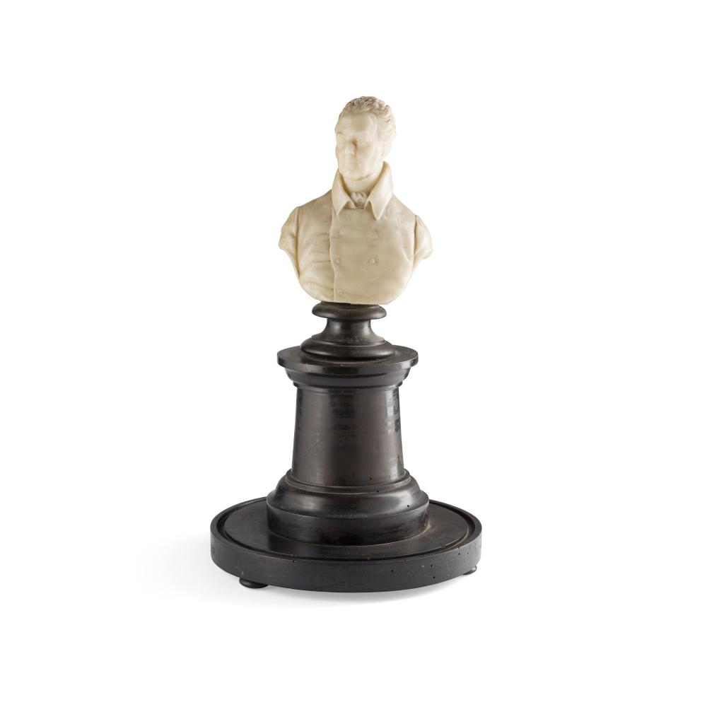 Richard Cockle Lucas comparable auction result: richard cockle lucas british 1800 1883 wax bust of a gentleman