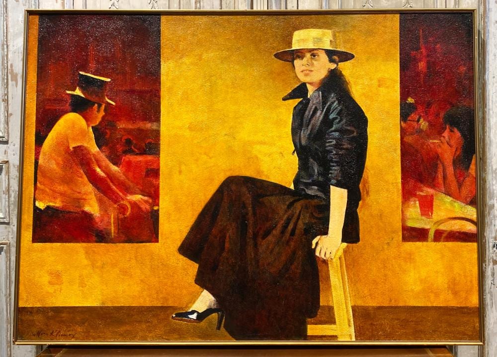 Marc Klionsky comparable auction result: mark klionsky russian oil on canvas