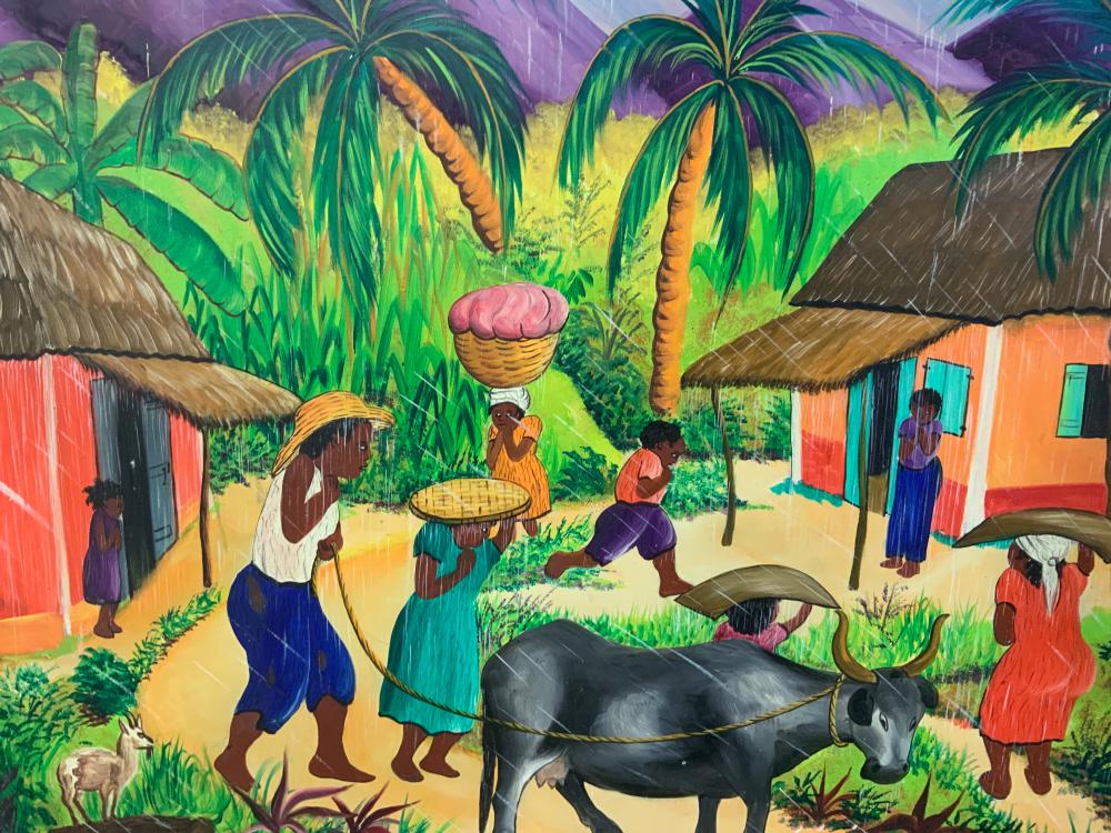 Jean Rene Chery comparable auction result: jean rene chery signed oil painting on board