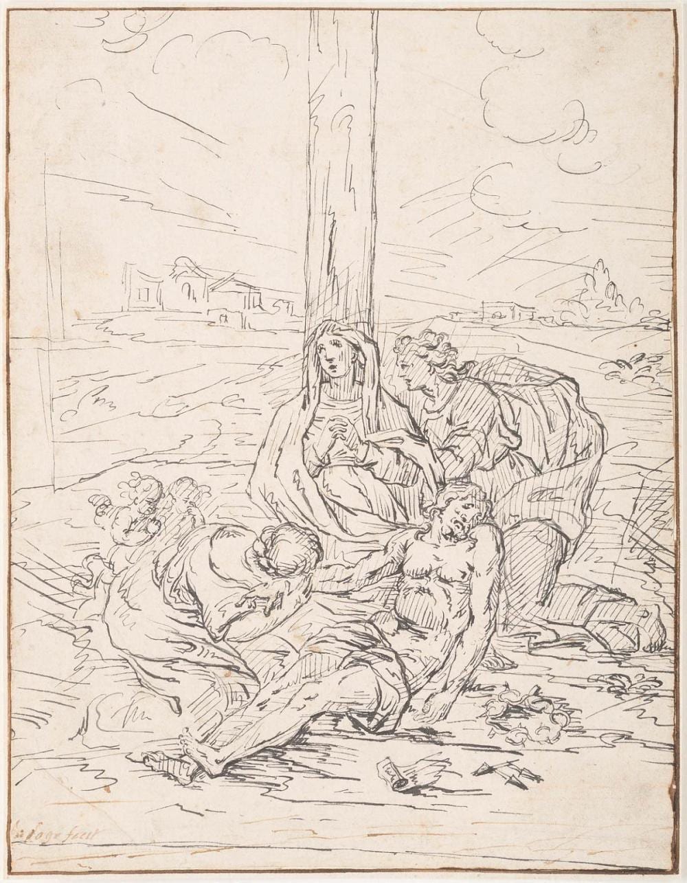 Raymond Lafage comparable auction result: kreuzabnahme