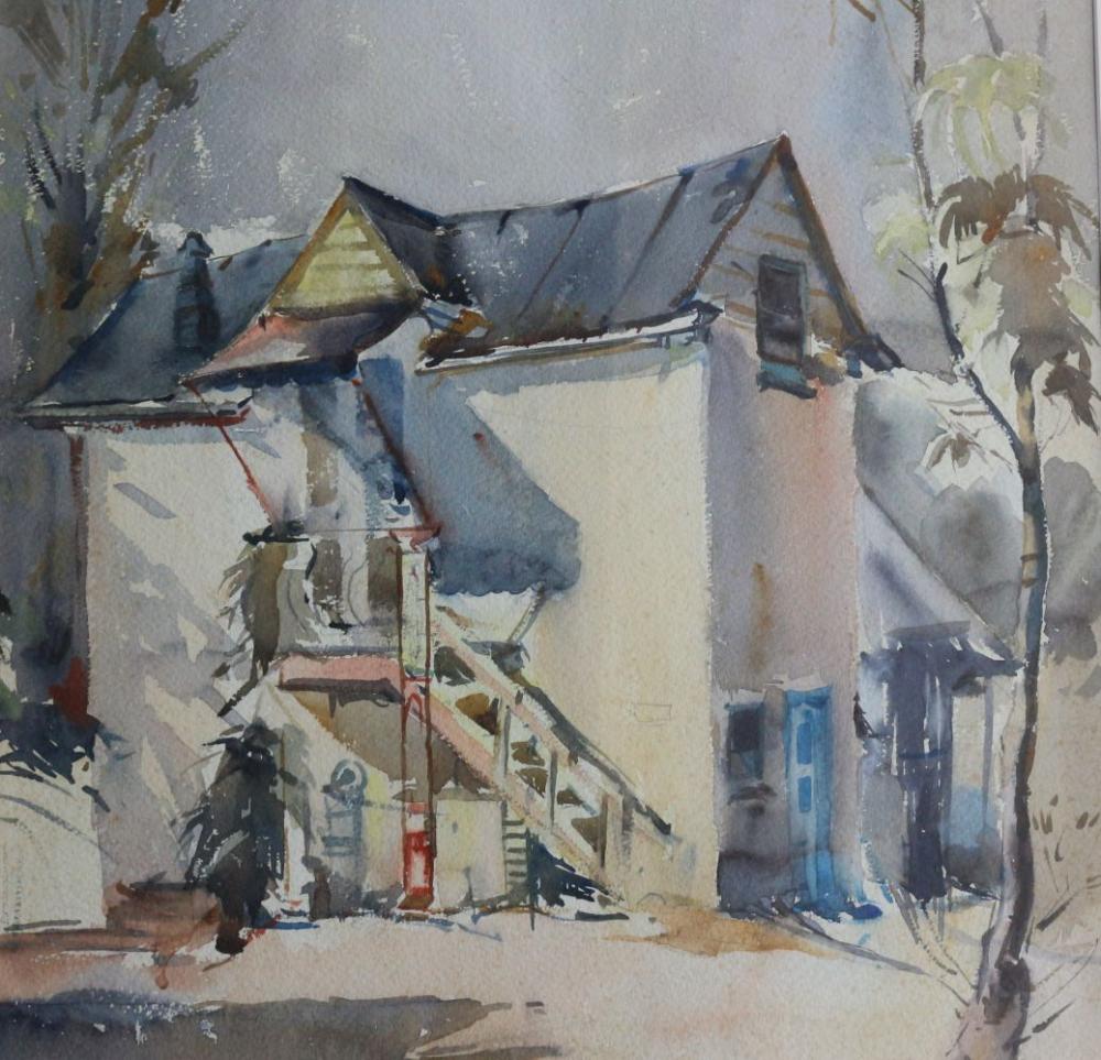 Beryl Mallinson comparable auction result: beryl mallinson 1916 91 old house study