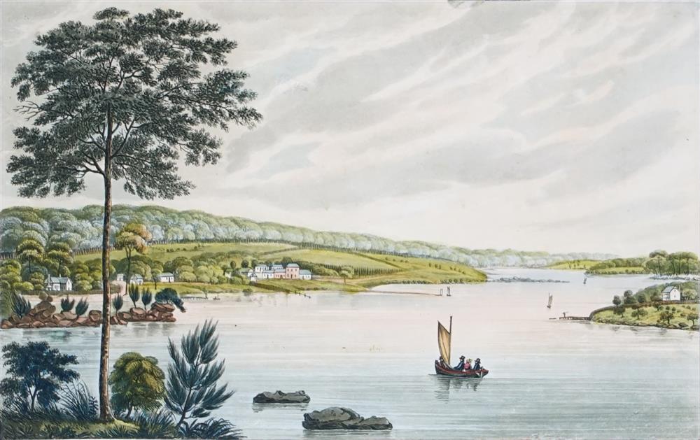 J. Lycett comparable auction result: joseph lycett c1775 1828 kissing point nsw c1824 17 x 27 cm frame 44 x 32 x 3 cm