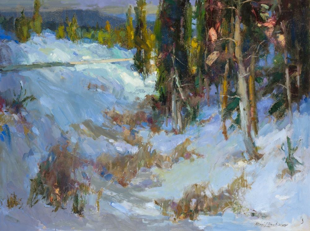Mimi Litschauer comparable auction result: mimi litschauer wintry ravine