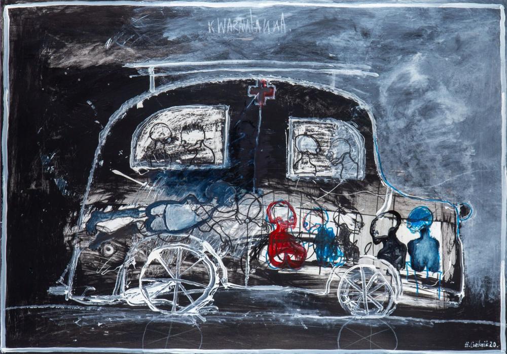 Henryk Czesnik comparable auction result: henryk czesnik b 1951 quarantine 2020