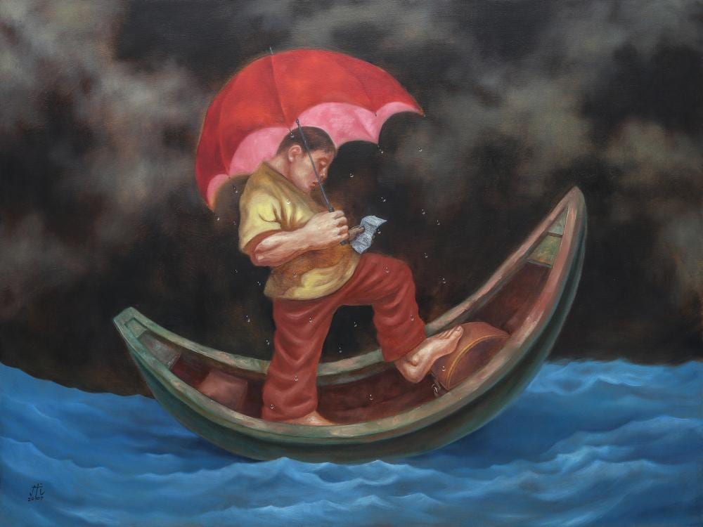 Mark Justiniani (b.1966) - Tila comparable sale