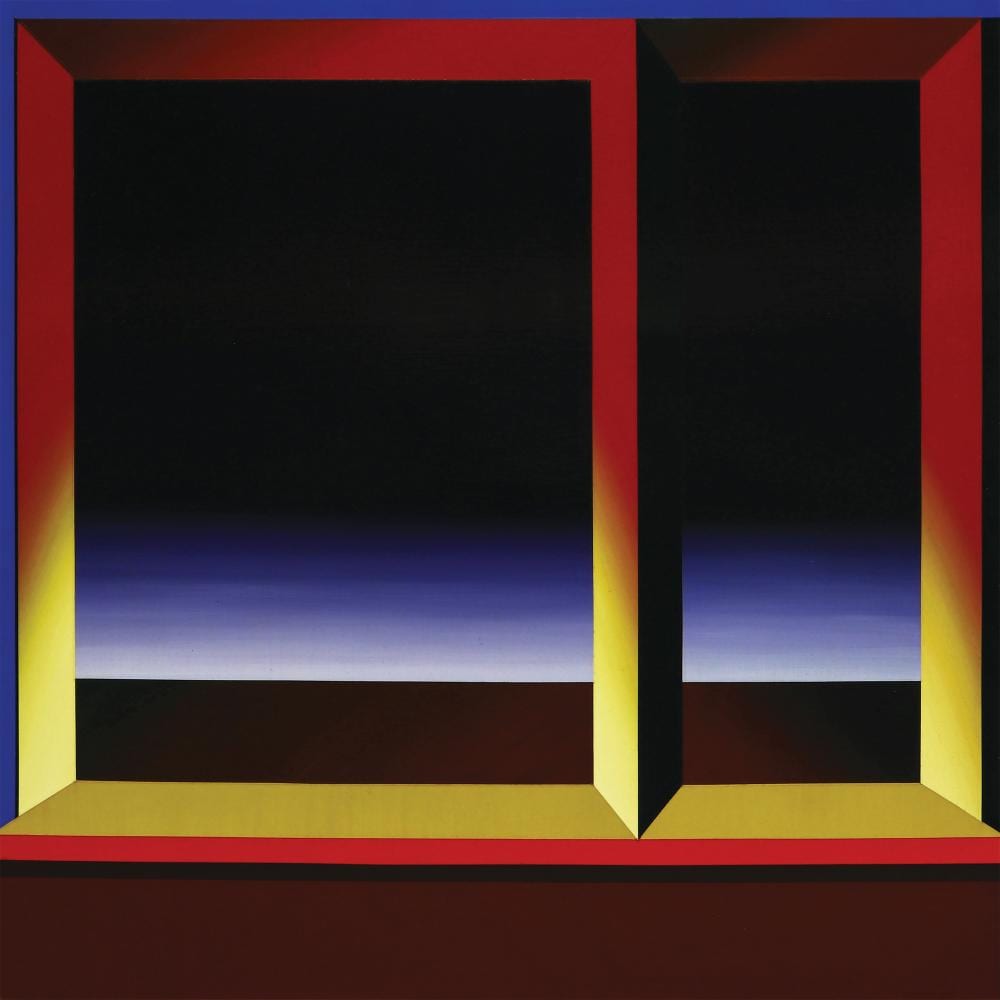 Lee Aguinaldo comparable auction result: lee aguinaldo 1933 2007 linear no 98 and 99 diptych