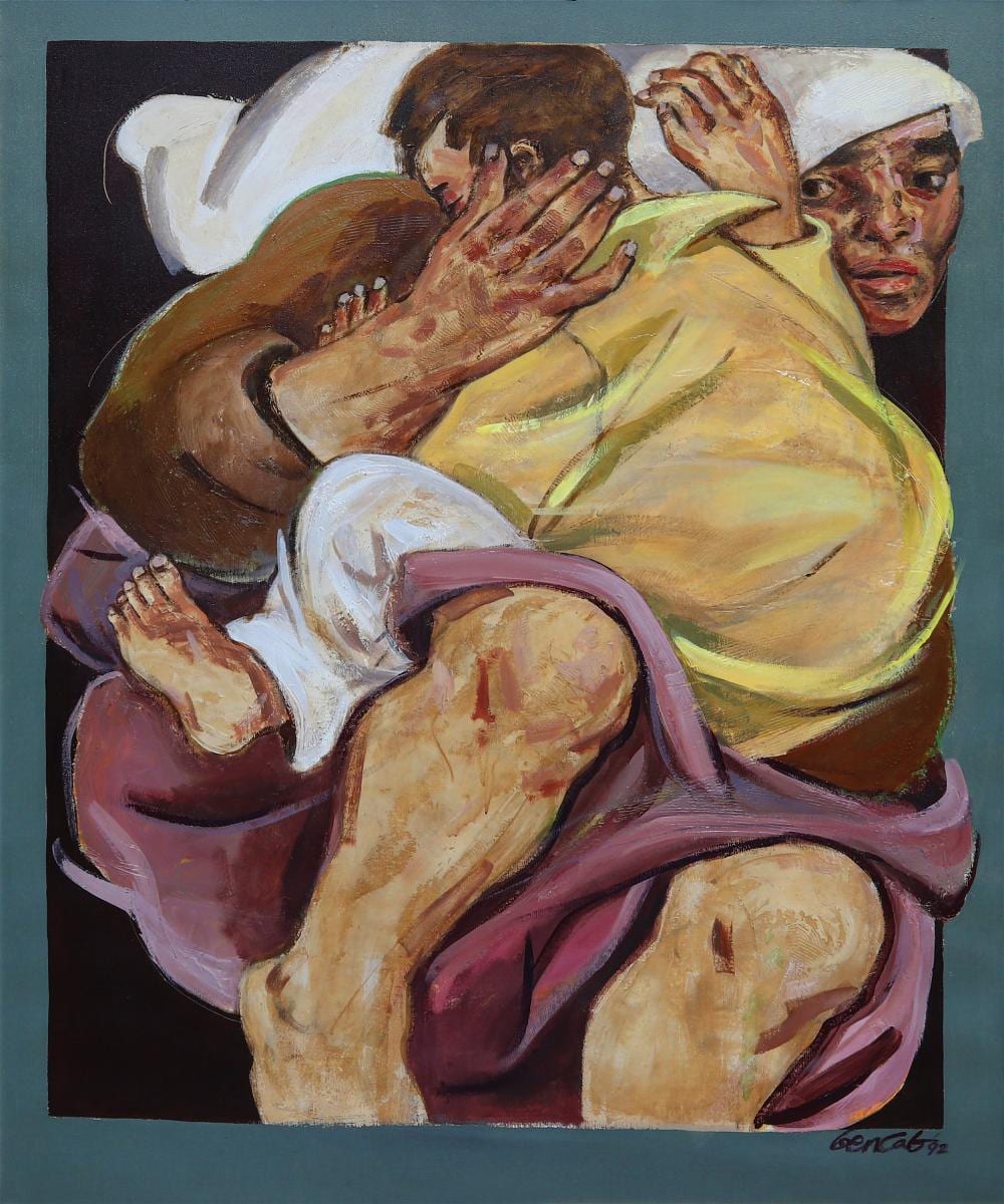 Benedicto Cabrera (b. 1942) - Boy Afraid of Tremors comparable sale