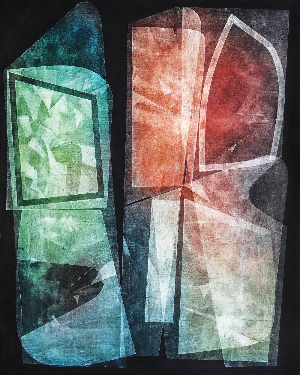 Romulo Olazo (1921 - 2015) - “Diaphanous B-XXXVII” 1980 comparable sale