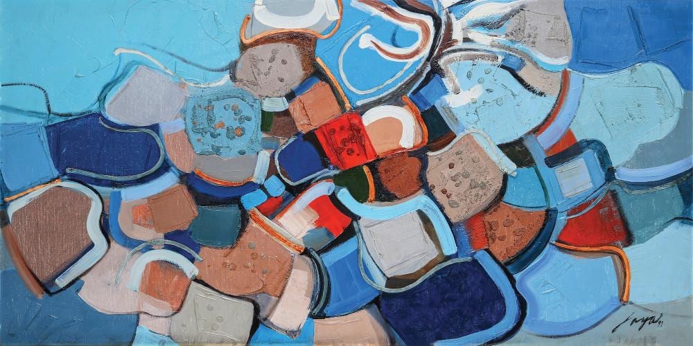 Jose Joya (1931 - 1995) - Peace Routes comparable sale