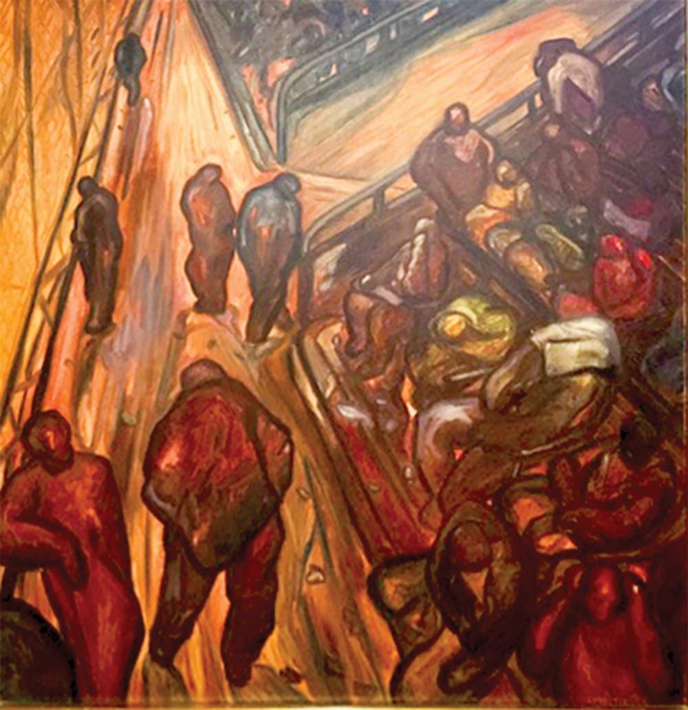 Danilo Dalena (b. 1942) - Jai-Alai Series comparable sale
