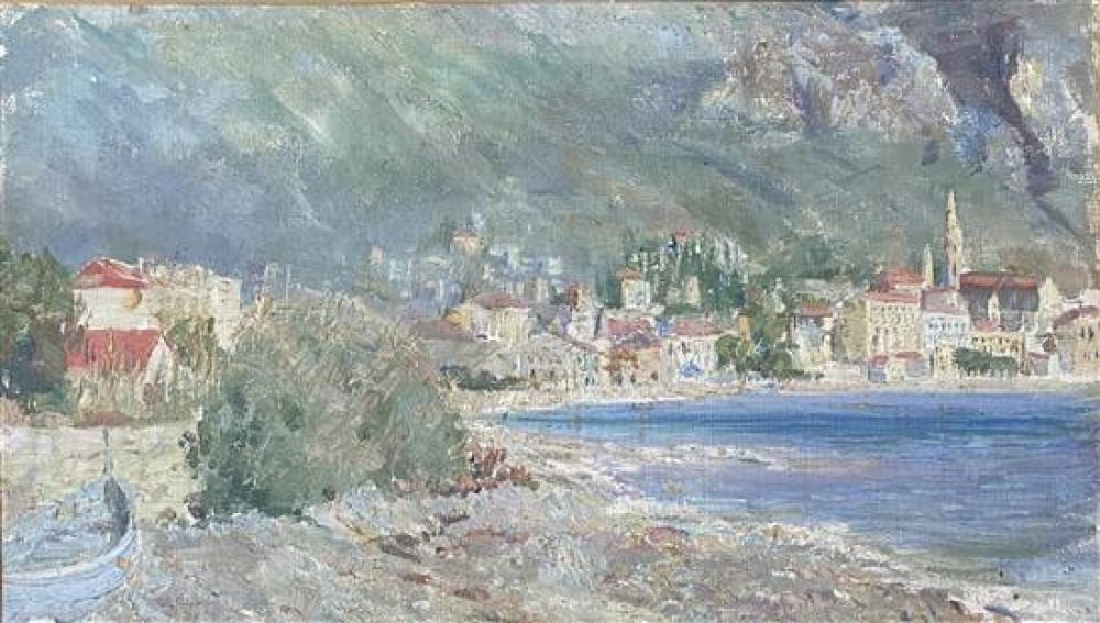 Margery Withers comparable auction result: margery pitt withers 1890 94 1966 attributed varenna lake como italy oil on canvas on board