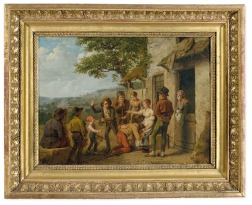 Martin Drölling comparable auction result: martin dr lling oberhergheim 1752 1817 paris le jeu de la main chaude