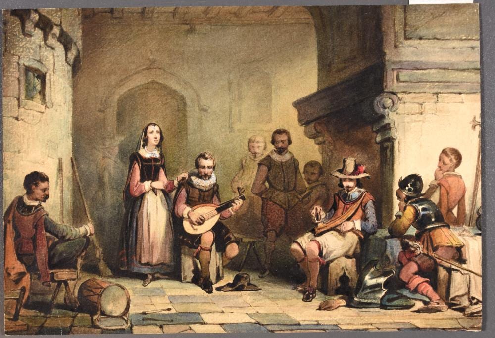 the lute player in the guard s room · Arenberg Auctions · 2020-10-16 Hendrik (Baron) Leys comparable auction result: the lute player in the guard s room