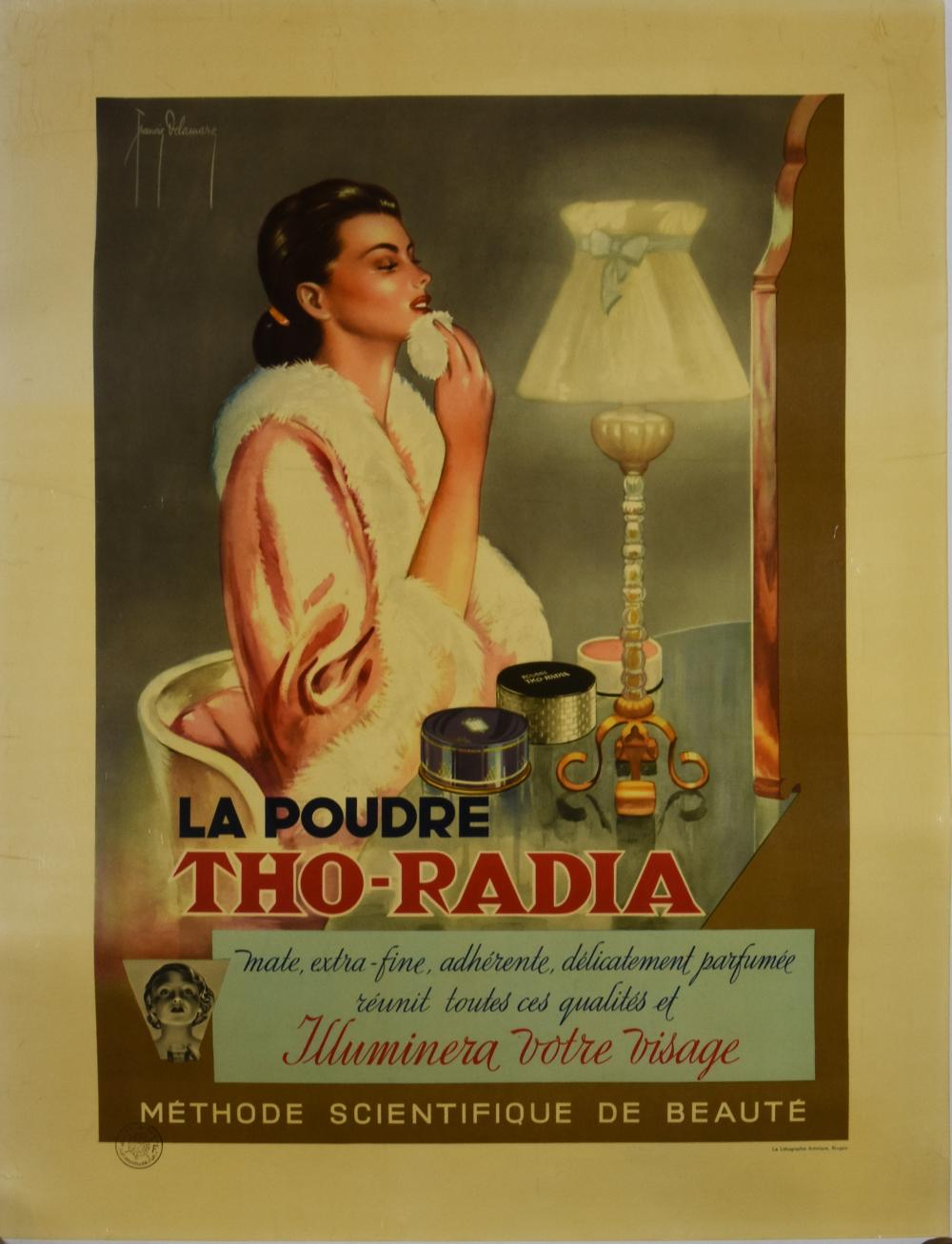 Francis Delamare comparable auction result: la poudre tho radia illumine votre visage m thode scientifique de beaut