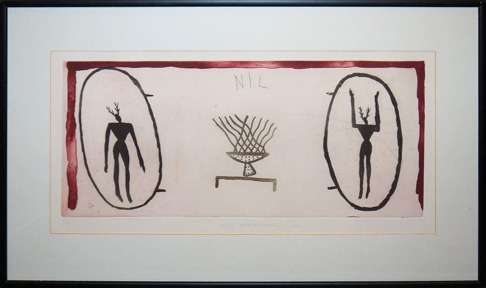 Raymond-Emile Waydelich comparable auction result: raymond waydelich nil signierte farbradierung von 1989 gerahmt