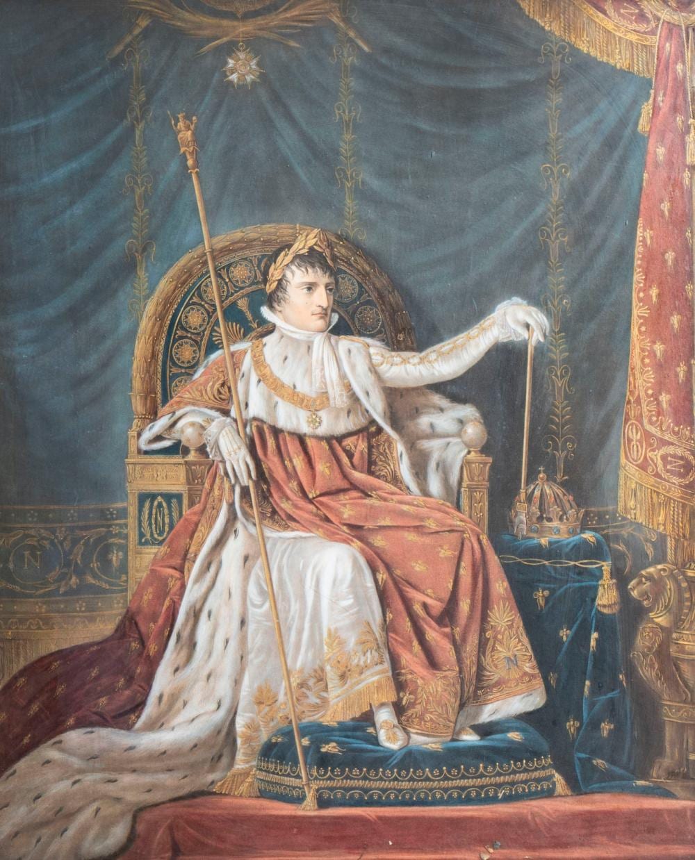 Pierre Michel Alix comparable auction result: pierre michel alix 1762 1827 after a s garnerey napoleon 1er empereur des fran ais etching in colours and aquatint 19th c
