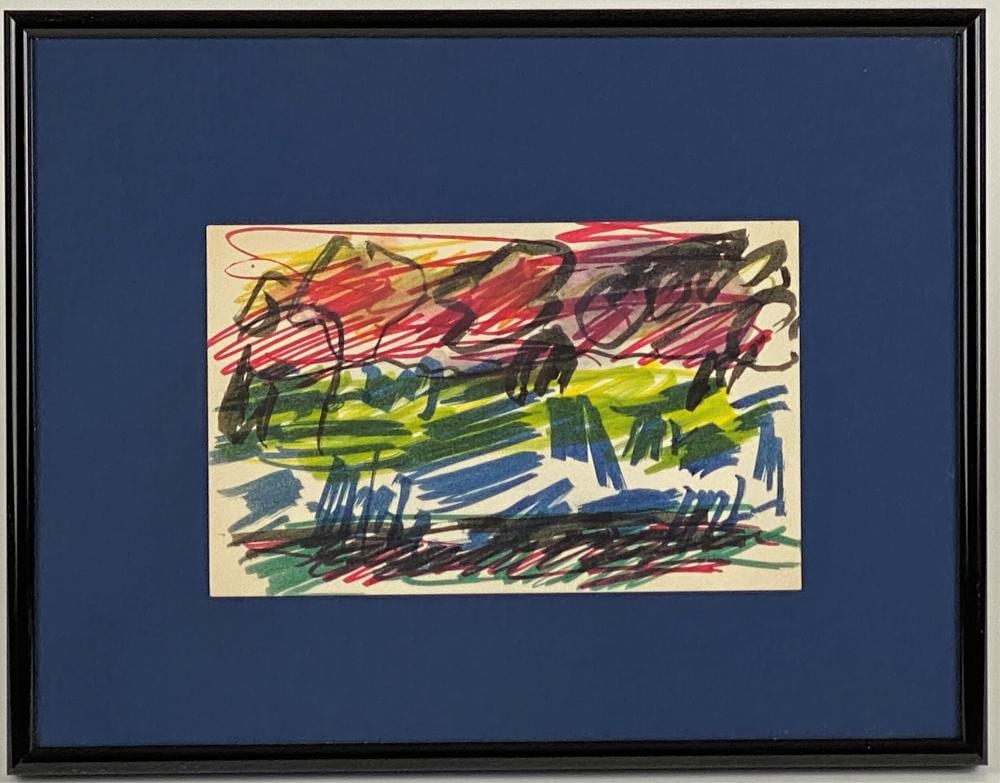 Paul Chidlaw comparable auction result: paul chidlaw watercolor landscape