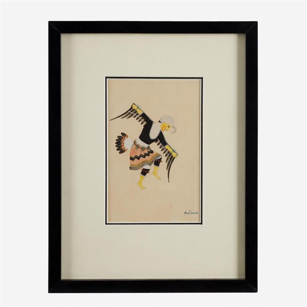 awa tsireh alfonso roybal 1898 1955 eagle dancer and buffalo dancer san ildefonso new mexico · Freeman's · 2020-09-23 Awa-Tsireh comparable auction result: awa tsireh alfonso roybal 1898 1955 eagle dancer and buffalo dancer san ildefonso new mexico