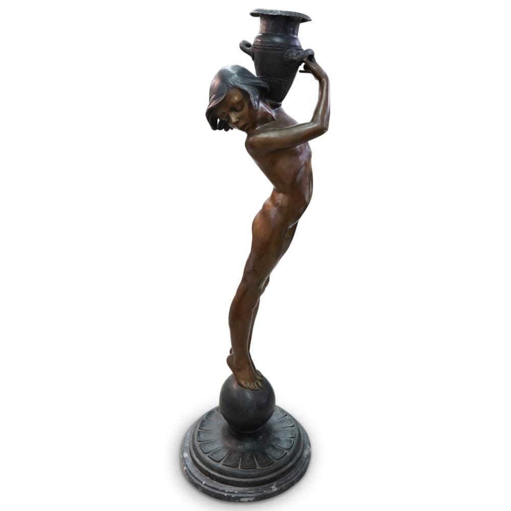 Edward McCartan comparable auction result: edward mccartan american b 1879 bronze nude statue