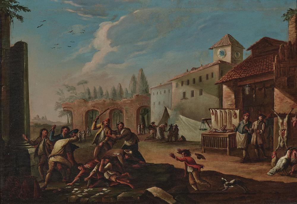 Giovanni Michele Graneri comparable auction result: giovanni michele graneri 1708 turin 1762 ibid attributed genre scenes