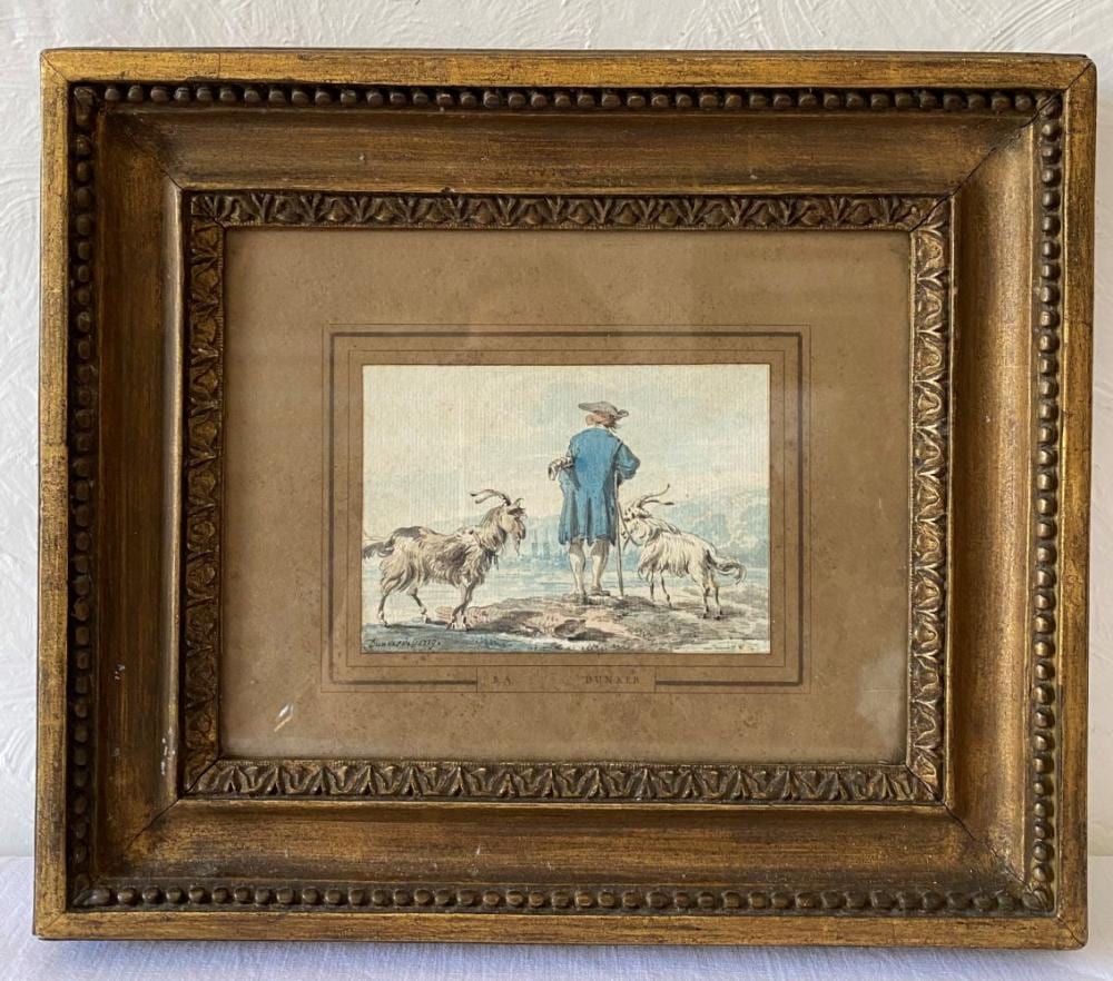 Balthasar Anton Dunker comparable auction result: balthasar anton dunker 1746 1807 lavis d encre aquarelle le berger e