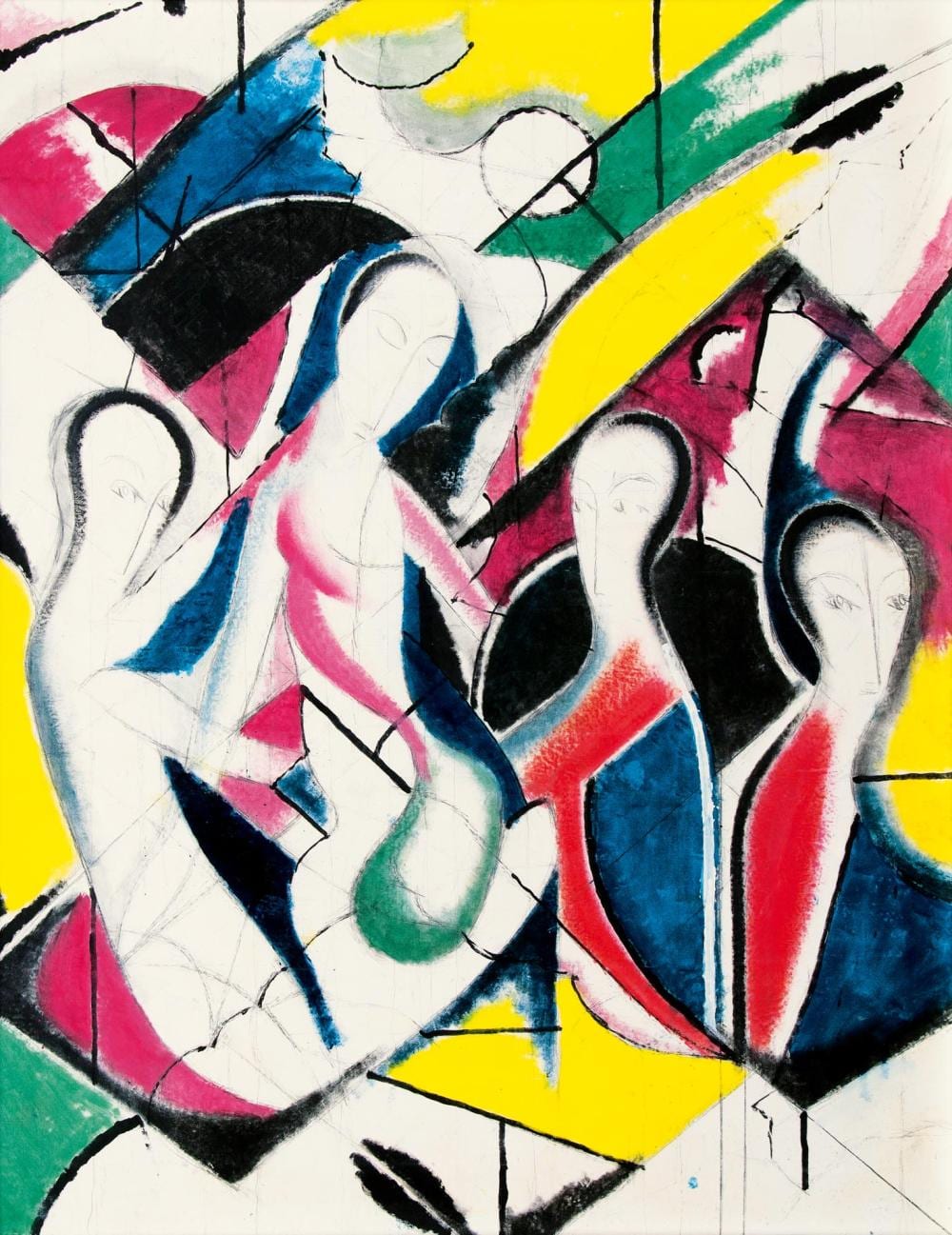 Heiner Malkowsky comparable auction result: heiner malkowsky rosenberg 1920 hannover 1989 four women