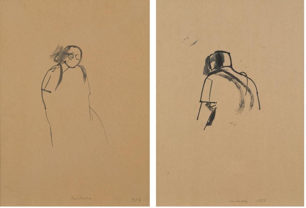 Joan Cardells comparable auction result: joan cardells pair of figures 1987