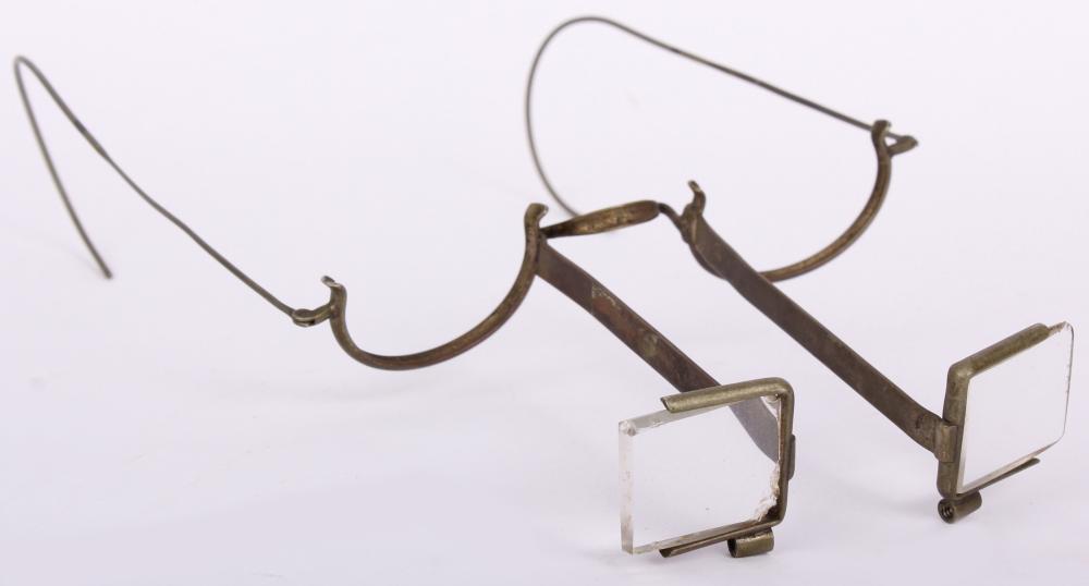 ANTIQUE BINOCULAR MAGNIFYING EYEGLASSES sold by Florida Estate Sales Inc., lot 97233 — auction record photograph