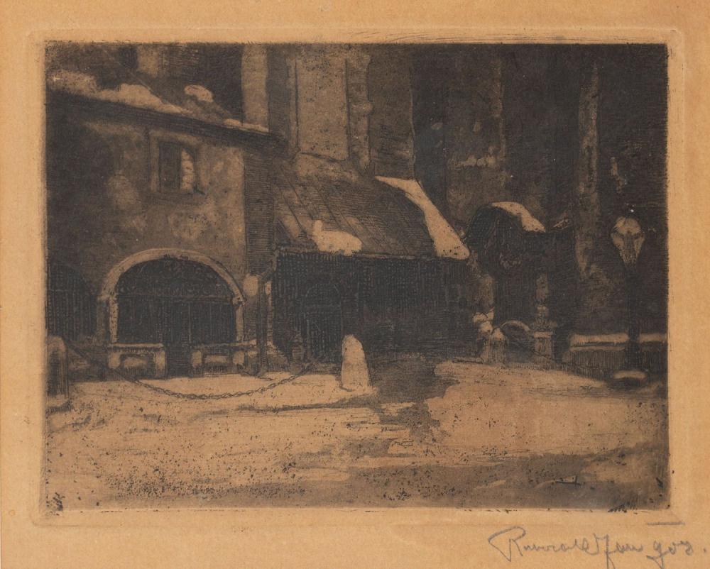Jan Rubczak comparable auction result: jan rubczak 1884 1942 st barbara church in krakow 1908