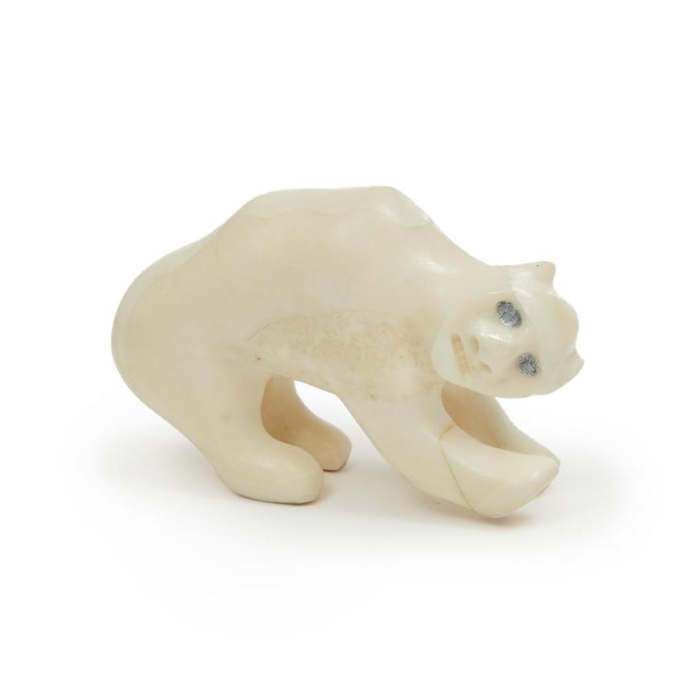 Josiah Nuilaalik comparable auction result: josiah nuilaalik 1928 2005 bear shaman ivory 1 5 x 2 x 75 in 3 8 x 5 1 x 1 9 cm