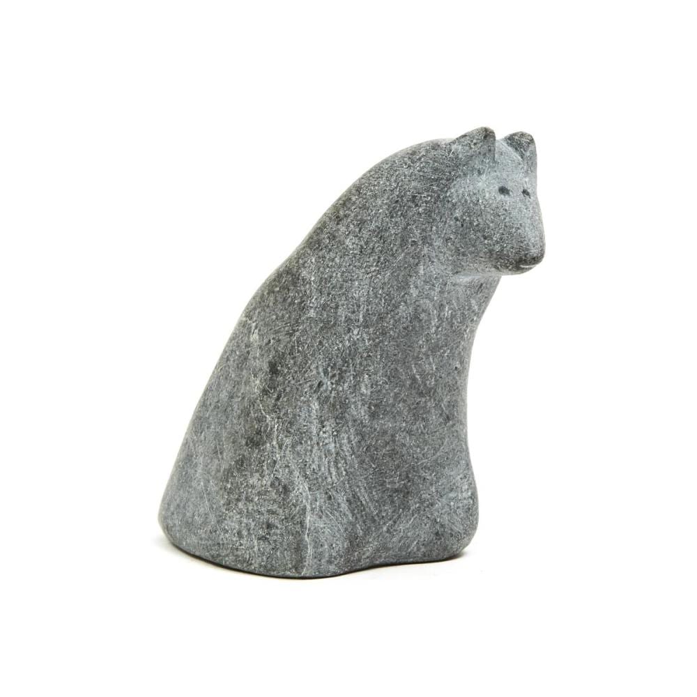 Andy Miki comparable auction result: andy miki 1918 1983 dog stone 3 5 x 2 x 3 75 in 8 9 x 5 1 x 9 5 cm