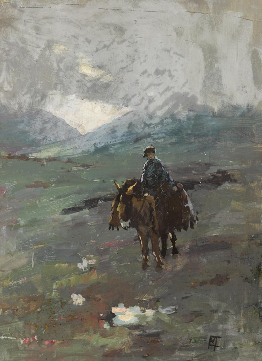 Eileen Murray comparable auction result: eileen murray 1885 1962 evening in the west