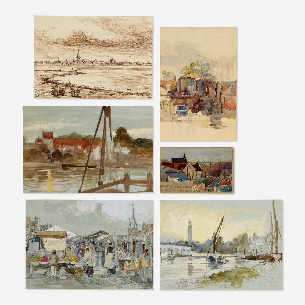 Charles John Watson comparable auction result: charles j watson six works