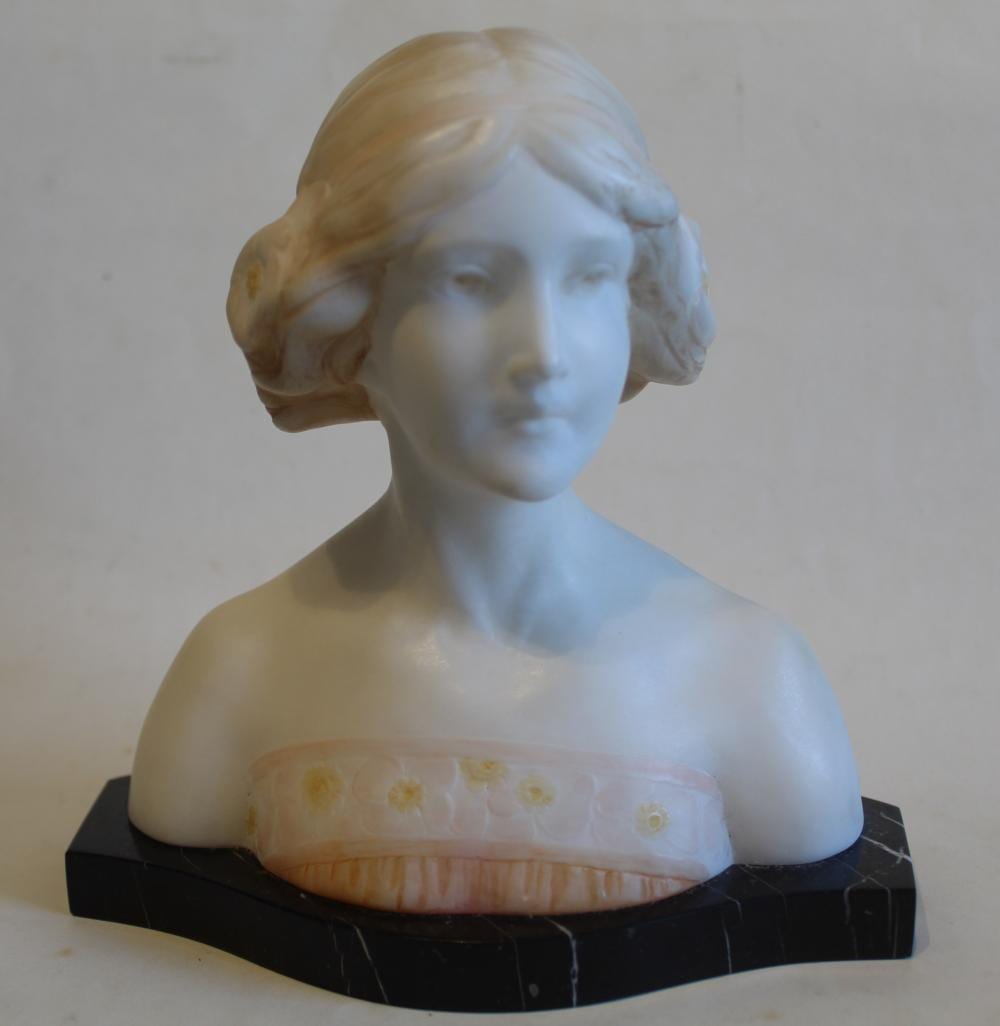 Fritz Kochendorfer comparable auction result: fritz kochendorfer 1871 1942 alabaster bust