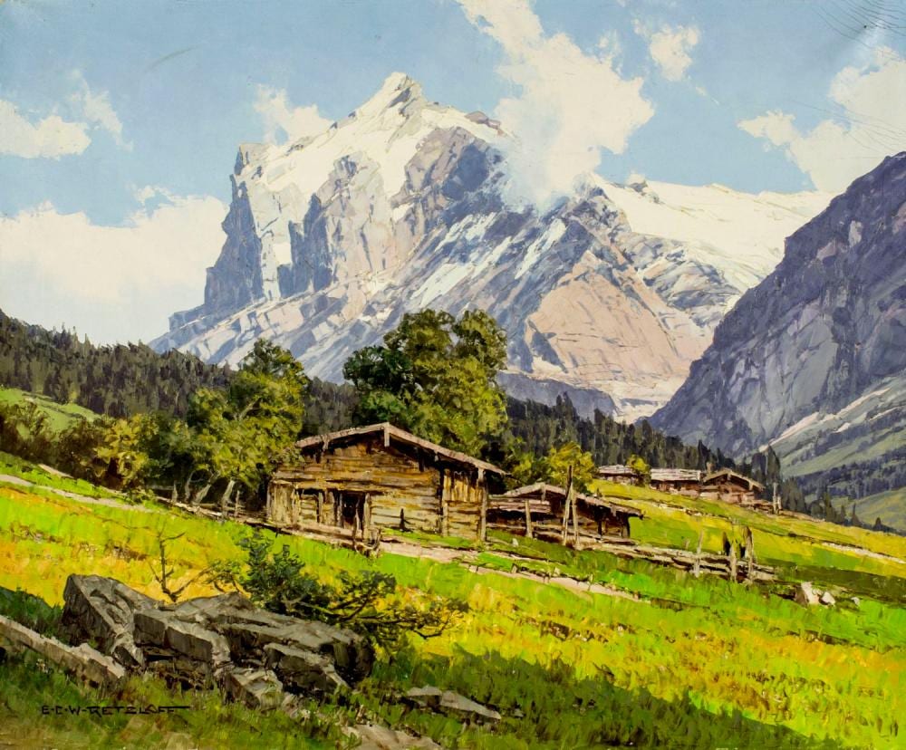 Ernst Carl Walter Retzlaff comparable auction result: ernst carl walter retzlaff german 1898 1976 oil painting
