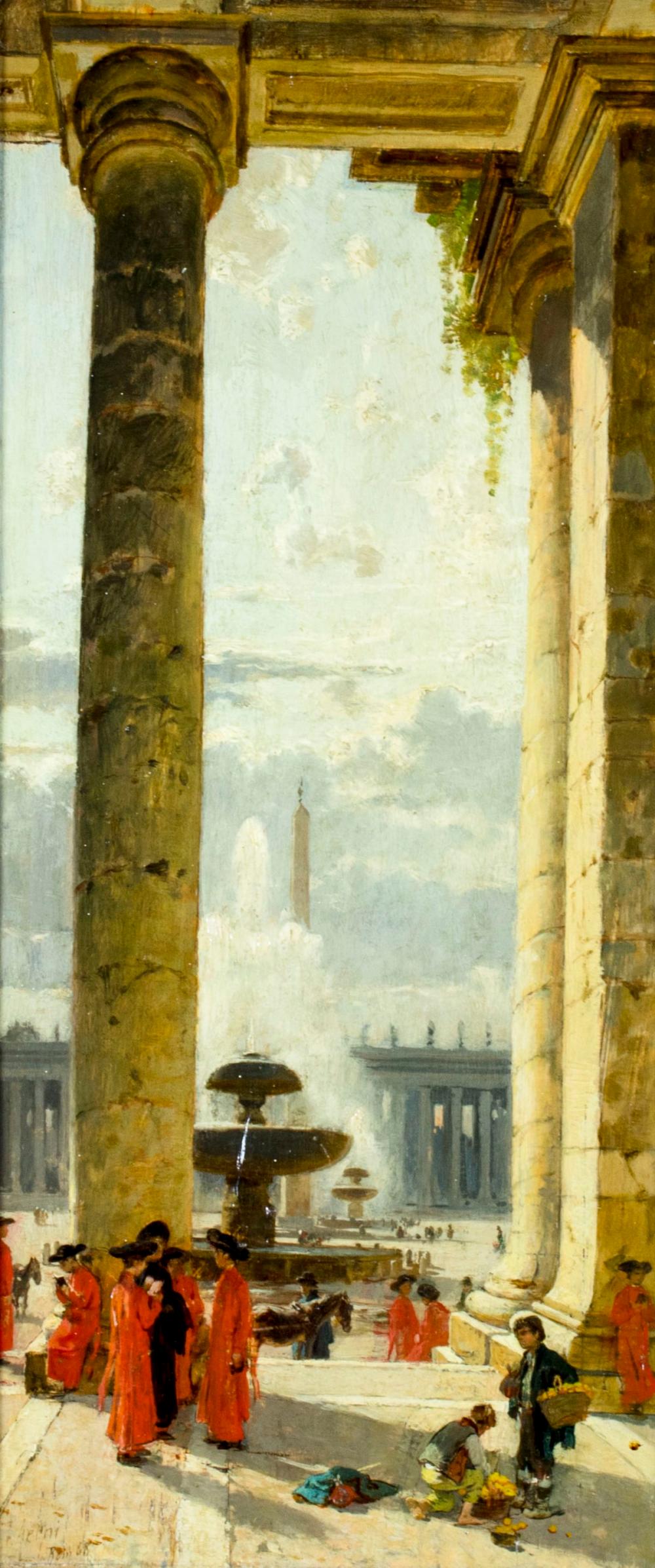 Franz Theodor Aerni comparable auction result: franz theodor aerni swiss italy 1853 1918 oil painting antique