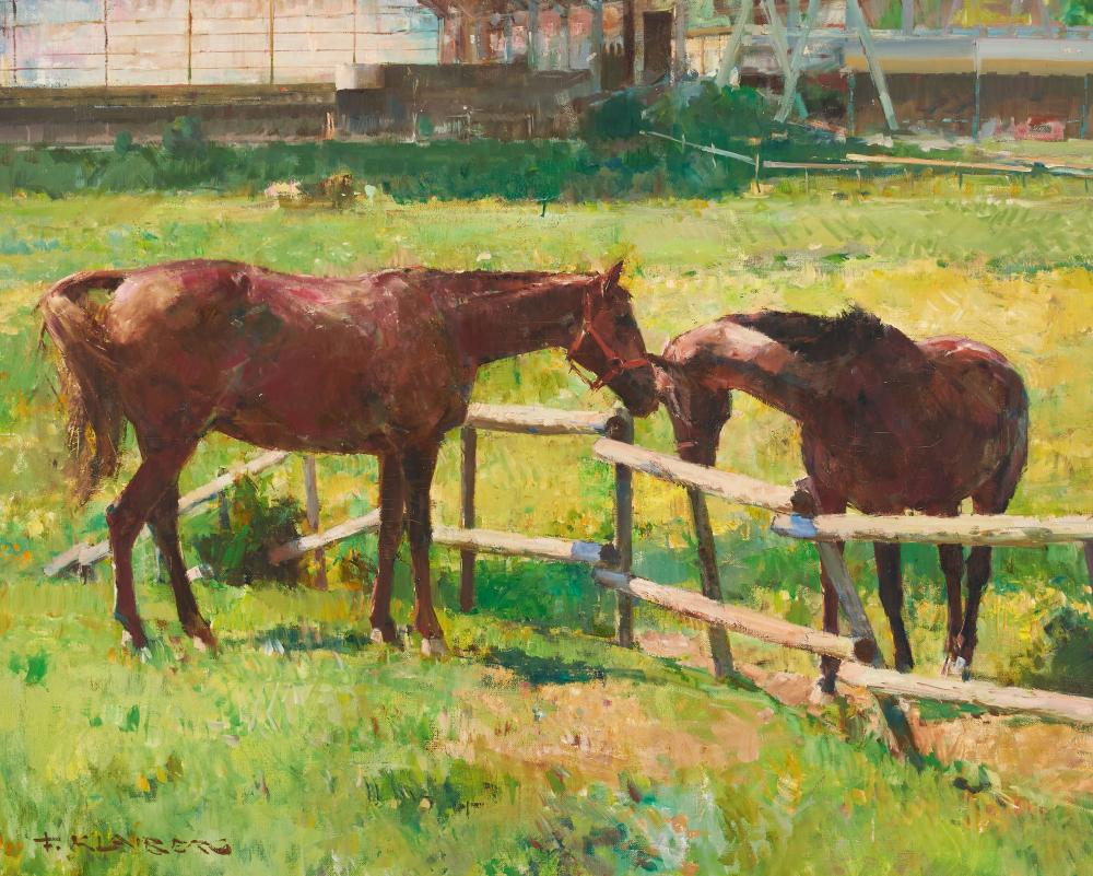 Fritz Klaiberg comparable auction result: fritz klaiberg grazing horses