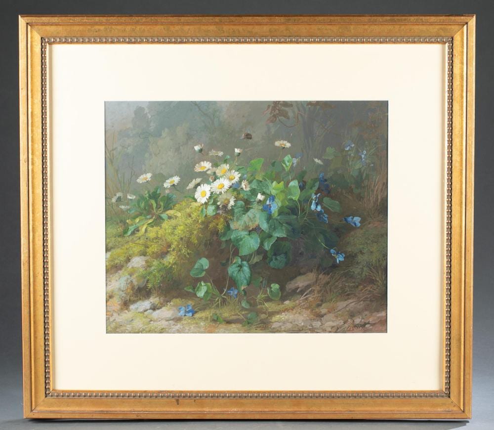 francois rivoire 1872 watercolor · Quinn's Auction Galleries · 2020-09-26 François Rivoire comparable auction result: francois rivoire 1872 watercolor