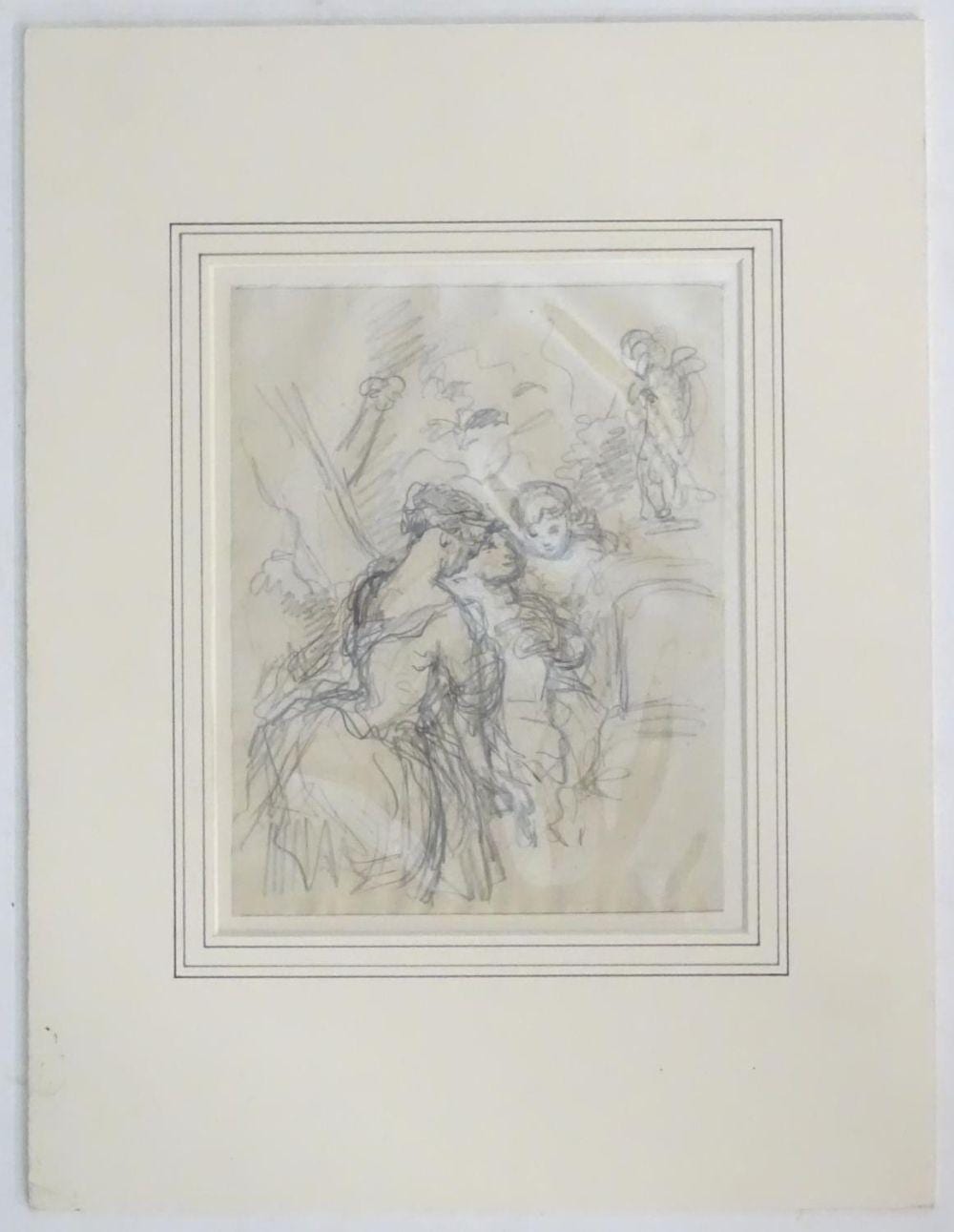 Célestin François Nanteuil comparable auction result: c lestin fran ois nanteuil 1813 1873 xix french school pencil sketch on paper a study of femal