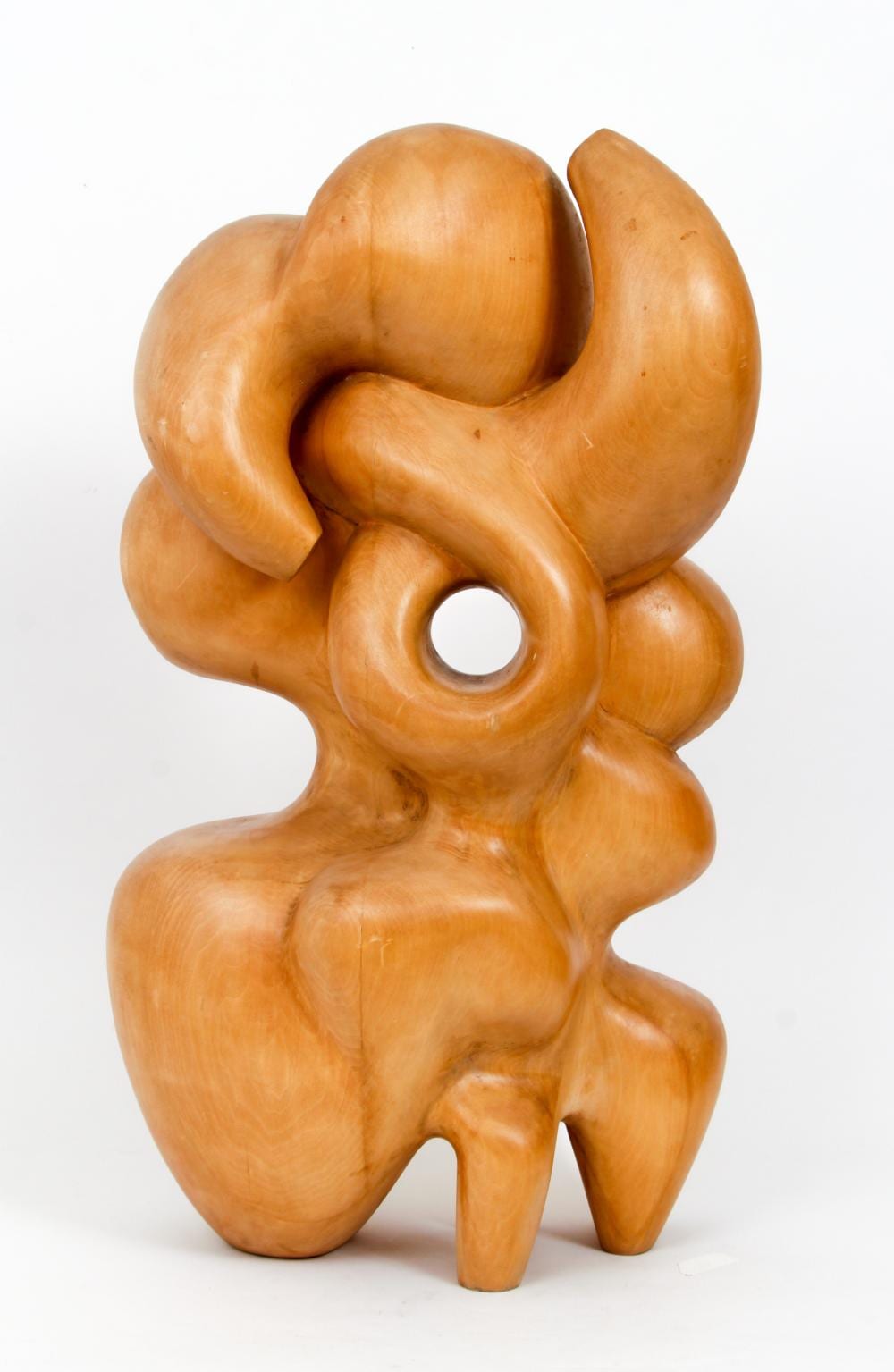 Robert Winslow comparable auction result: robert winslow carved wood sculpture figure
