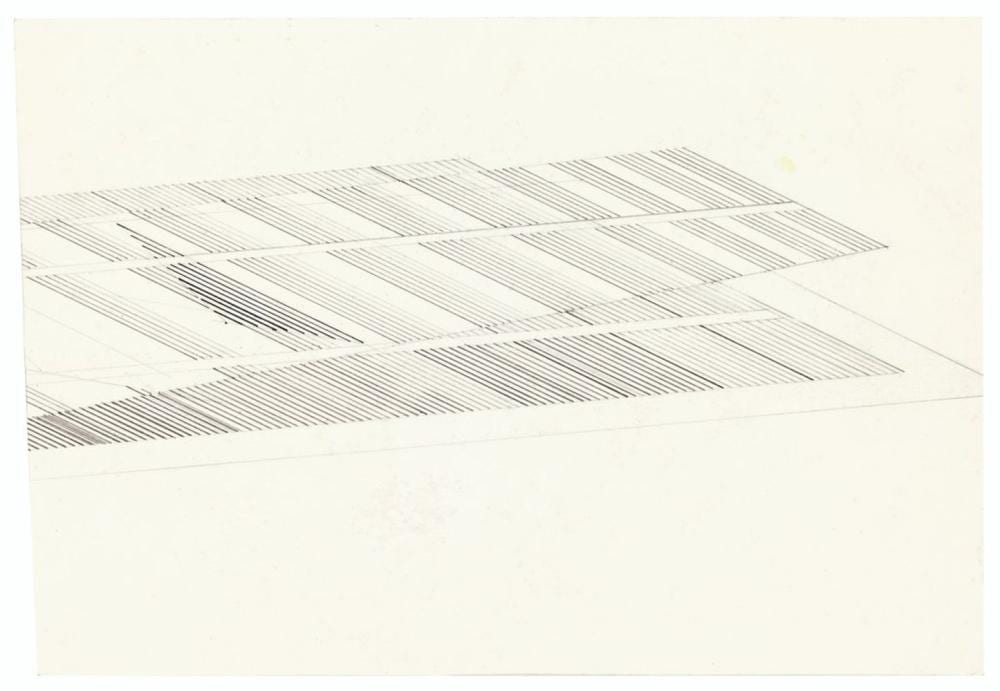 Nasreen Mohamedi comparable auction result: nasreen mohamedi 1937 1990 untitled
