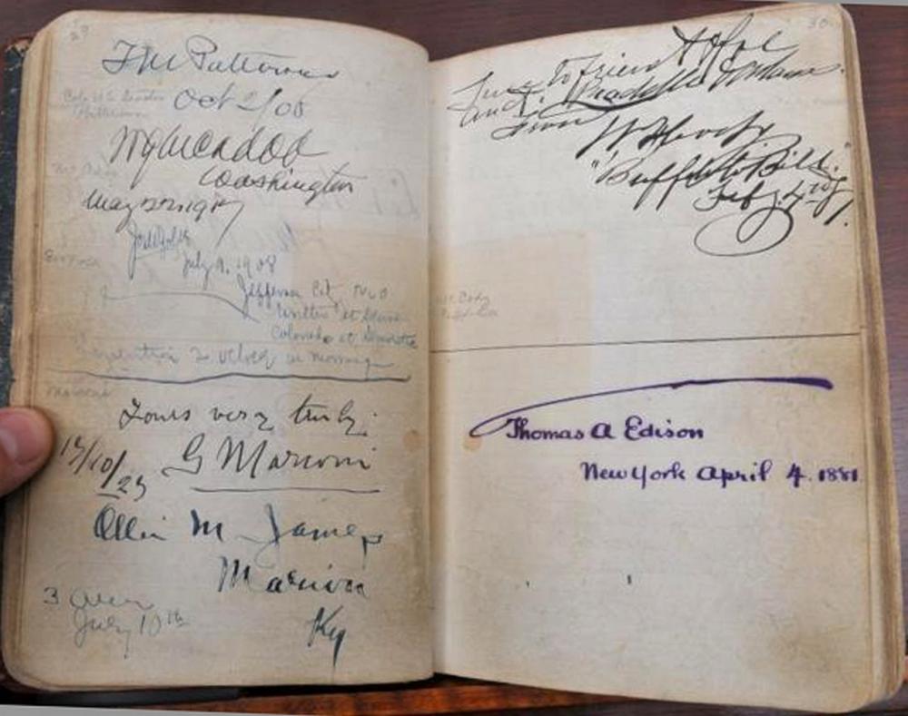 Most Remarkable Autograph Album Ever Offered for Sale sold by Lion Heart Autographs, lot 6 — auction record photograph