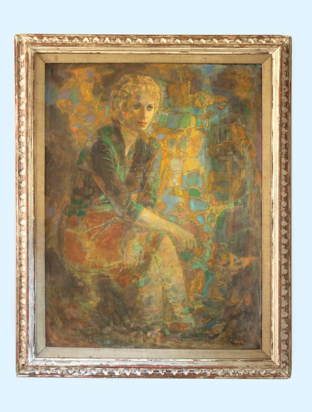 Douglas Gorsline comparable auction result: gorsline oil painting