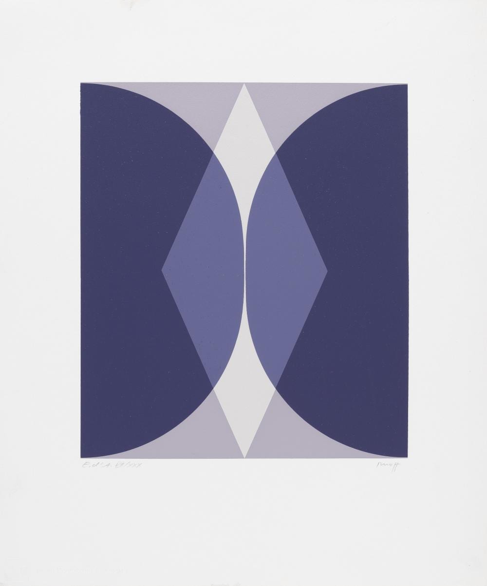 Fritz Ruoff comparable auction result: fritz ruoff ohne titel