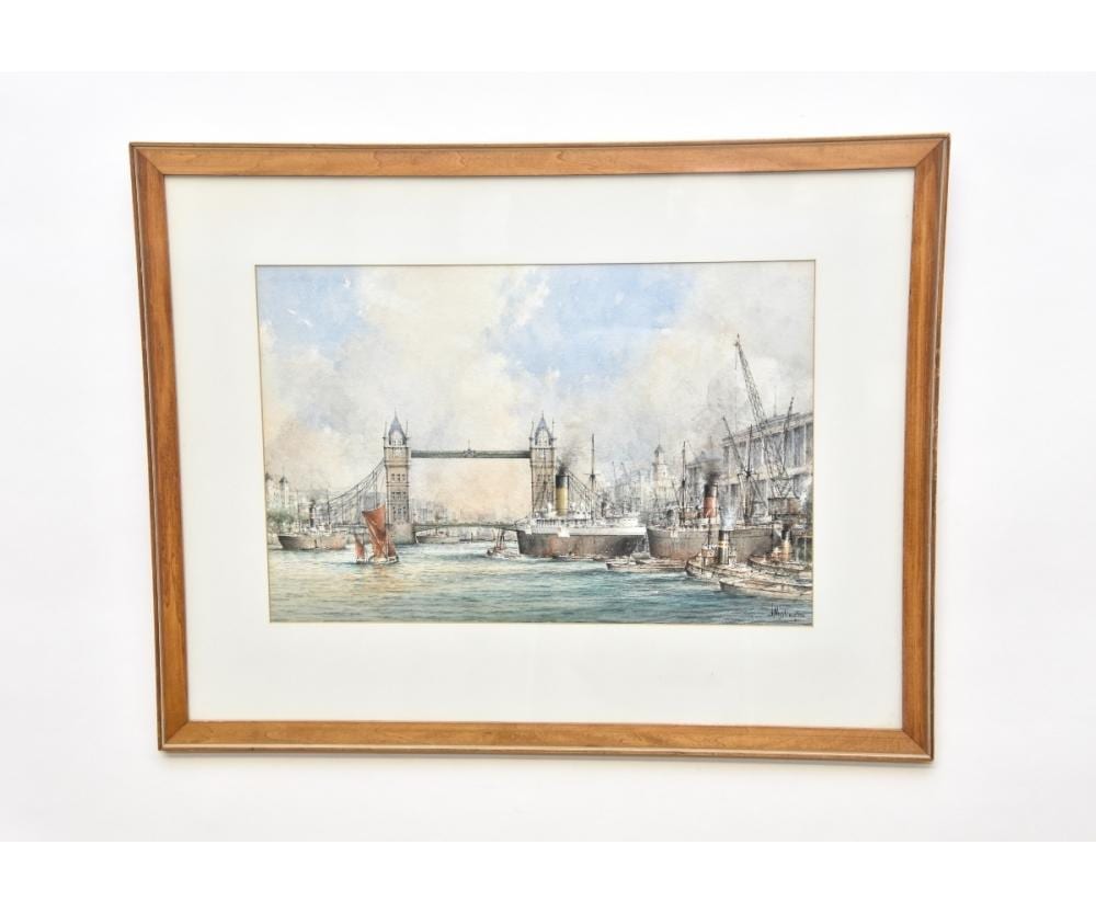 John Millington comparable auction result: john millington watercolor