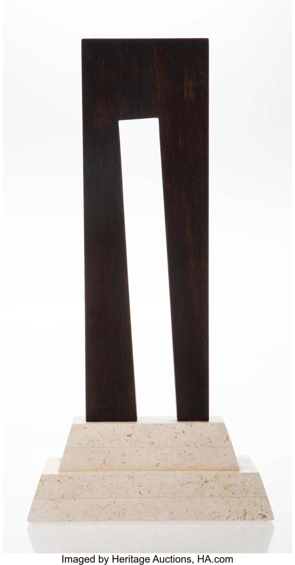 Guy Girard Dill comparable auction result: guy girard dill american 1946 untitled 1995 wood marble 15 1 4 x 7 3 4 x 4