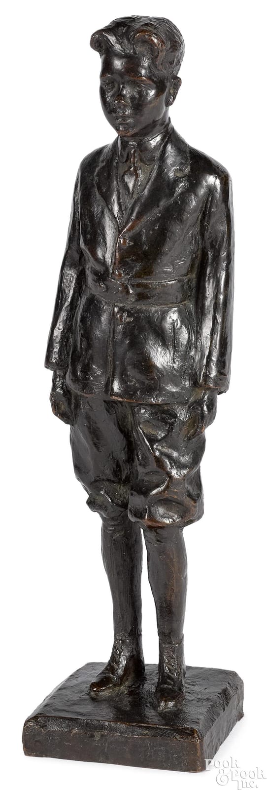 Max Kalish comparable auction result: max kalish bronze figure of a young boy