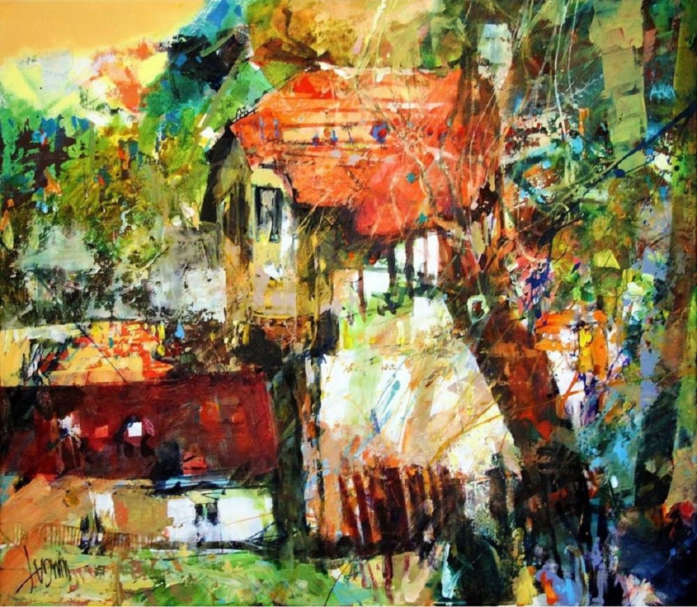 Krzysztof Ludwin comparable auction result: krzysztof ludwin ag w expression with traditional house 2020